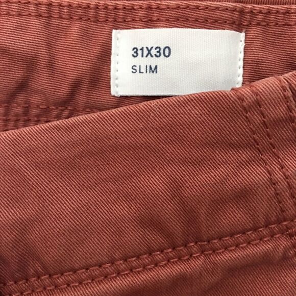 GAP Slim Faded Red Chino Pants | Size 31 - Picture 7 of 7